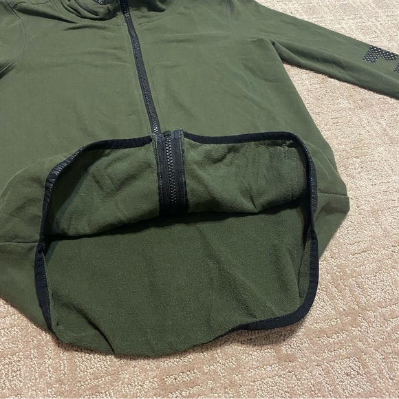 {Victoriaβs Secret | PINK} Green Hooded Zip Up Sweatshirt ~ Size Small - Picture 5 of 16